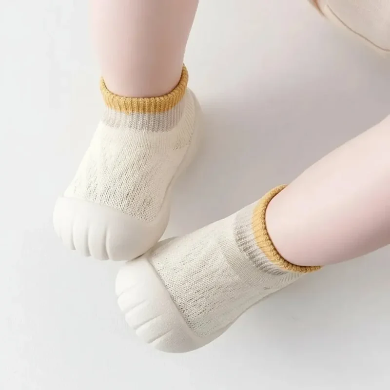 Chaussettes avec Semelle en Caoutchouc pour Bébé