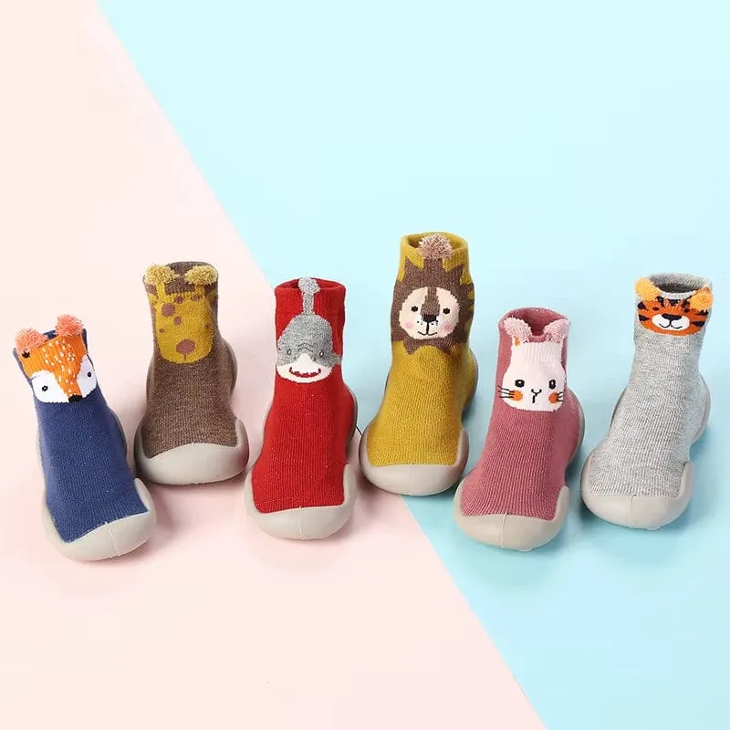 Chaussons Chaussettes Animaux pour Bébé