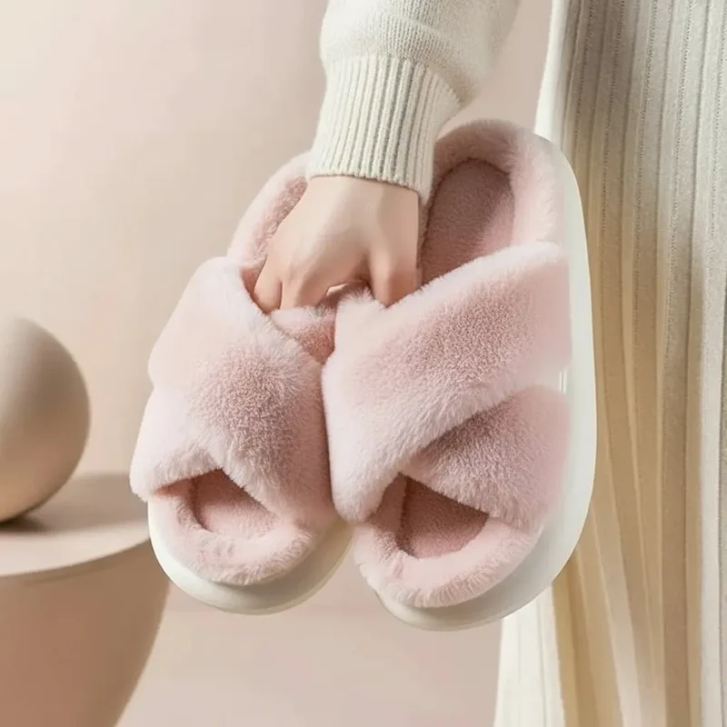 Chaussons Sandales en Fourrure
