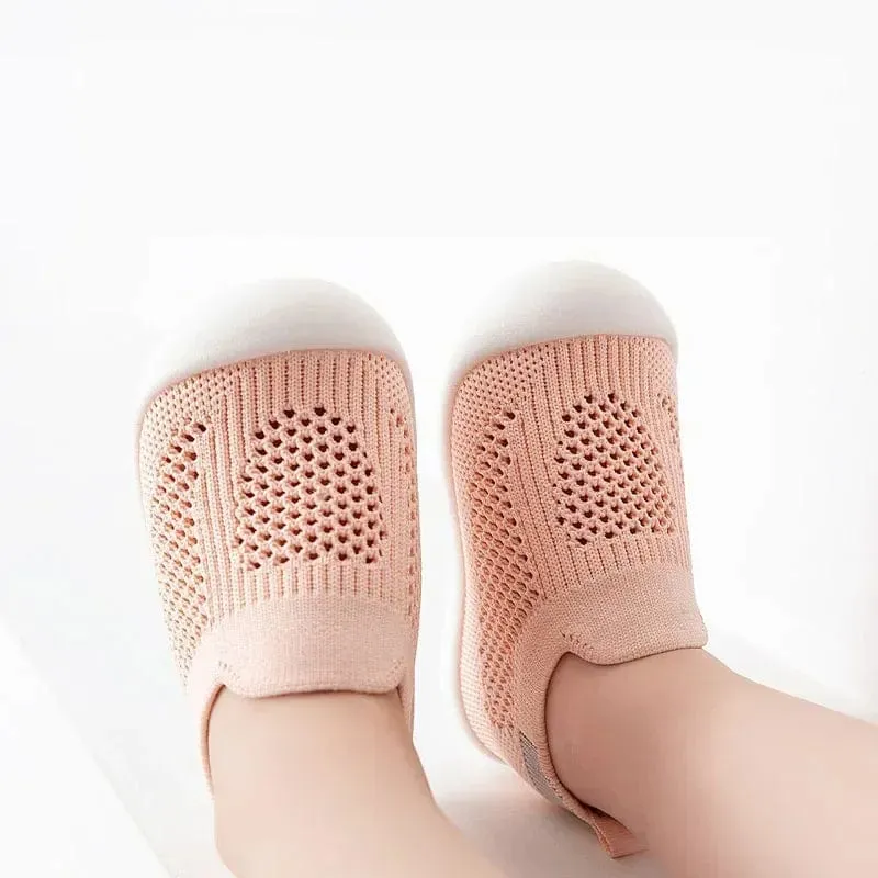 Chaussons Chaussettes Antidérapants et Souples pour Bébé