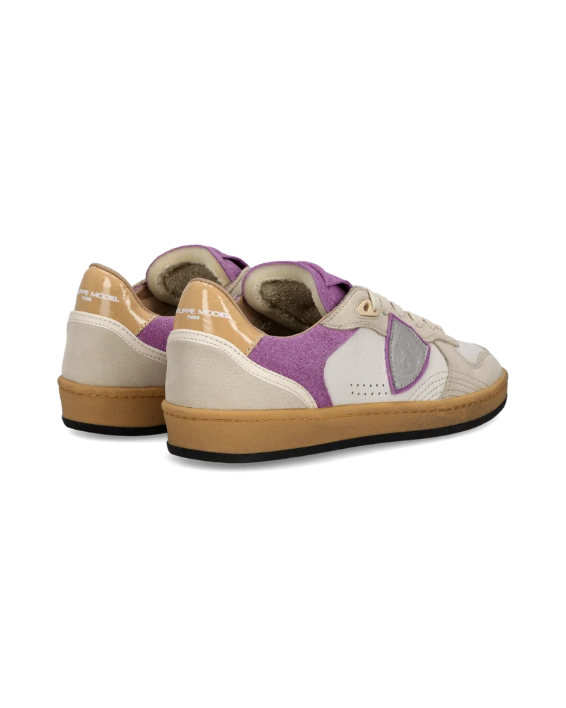 Sneakers Pgal Women, White Fuchsia Beige