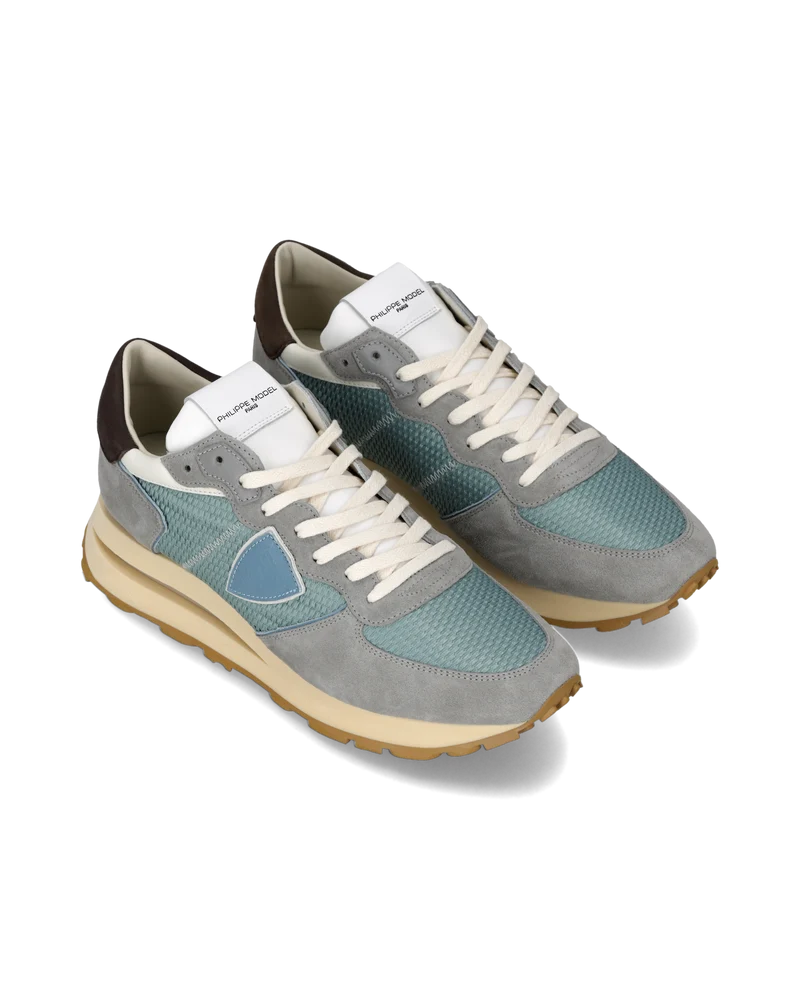 Sneakers Tropez Haute Men, Light Blue Grey