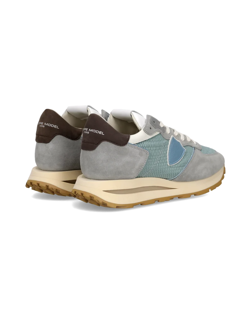 Sneakers Tropez Haute Men, Light Blue Grey