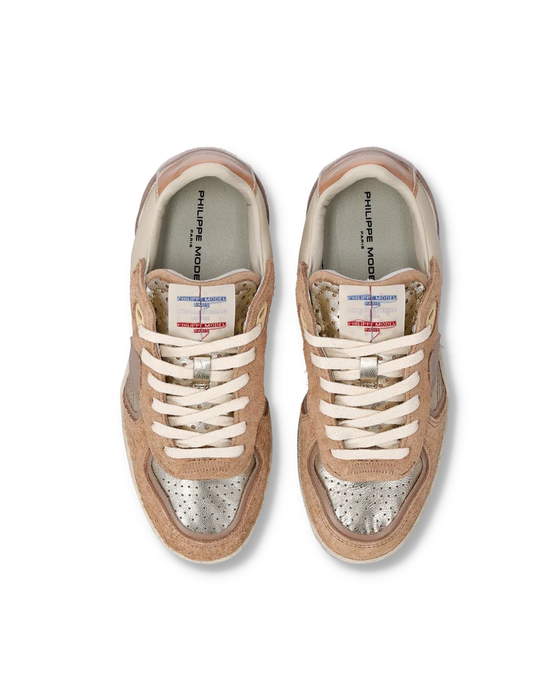 Sneakers Pgal Women, Gold Antique Pink