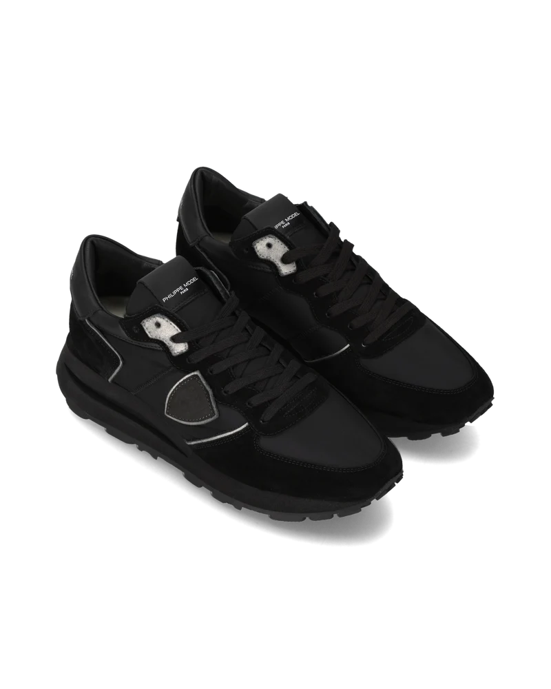 Sneakers Tropez Haute Men, Black Anthracite Grey