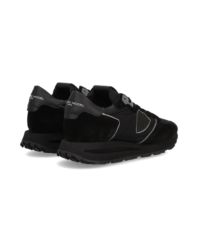 Sneakers Tropez Haute Men, Black Anthracite Grey