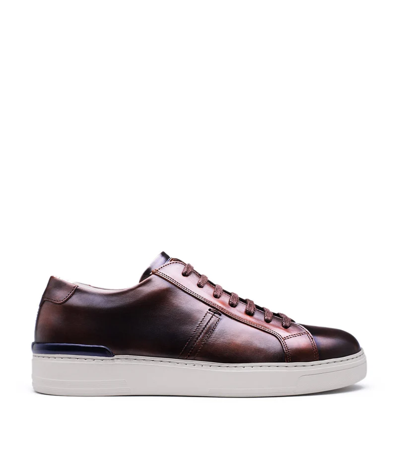 Sneakers RIVA Marron Patiné
