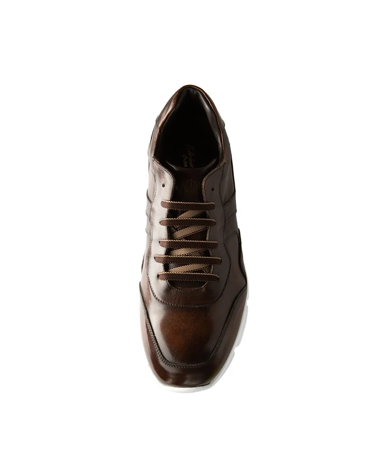 Sneakers PAOLO Marron Patiné