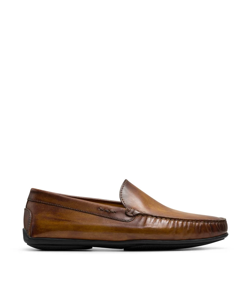 Mocassin LUCA Gold Patiné