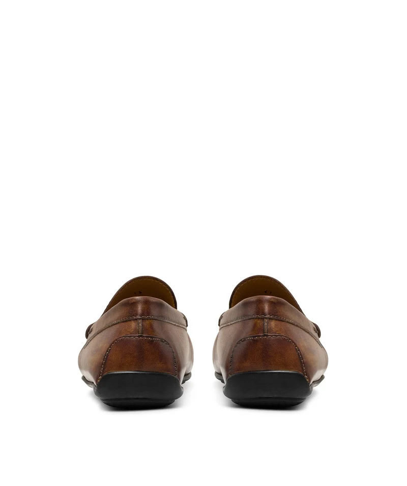 Mocassin LUCA Gold Patiné