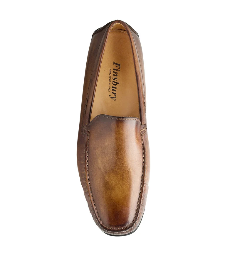 Mocassin LUCA Gold Patiné