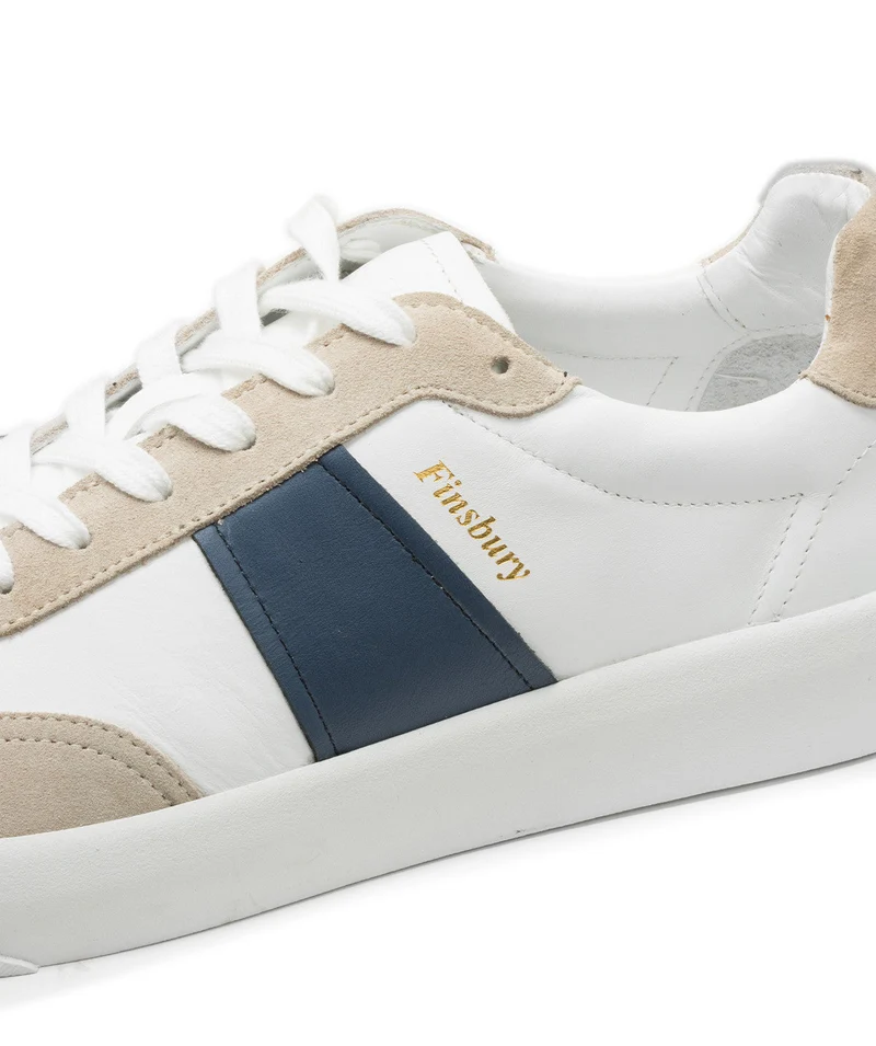 Sneakers LEO Blanc et Bleu