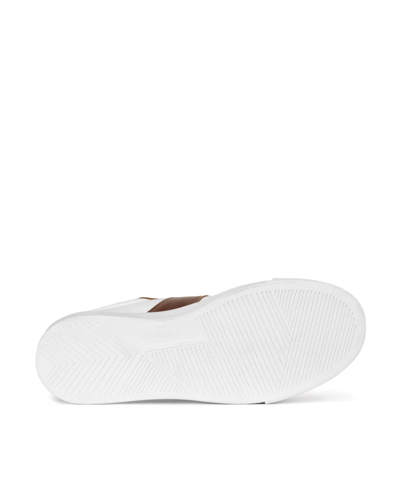 Sneakers LEO Blanc et Marron