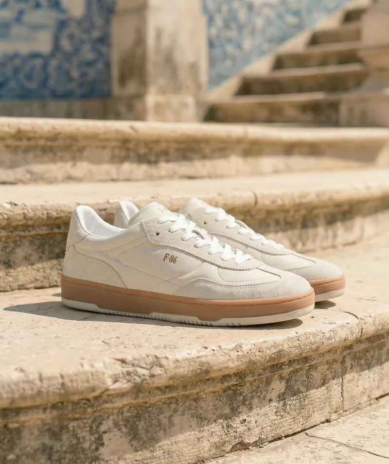 Sneakers JULES Blanc Bi Matière