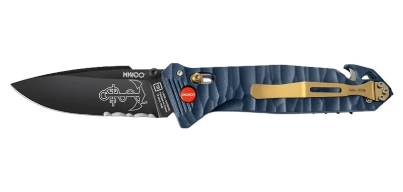 Couteau pliant TB Outdoor CAC Mixte Marine Nationale 400ans Tradition acier Nitrox lame 85 mm