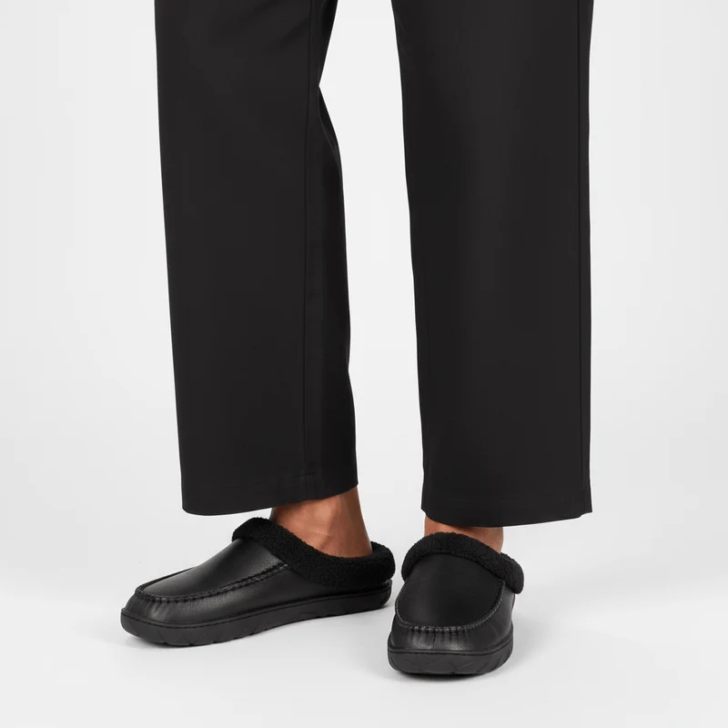 Chaussons Fourrés Aspect Mouton pour Homme