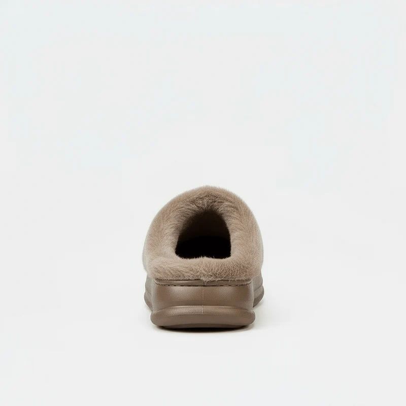 Chaussons en Similicuir Fourrés pour Homme