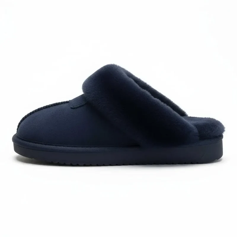 Chaussons Mules pour Homme Mouton Retourné