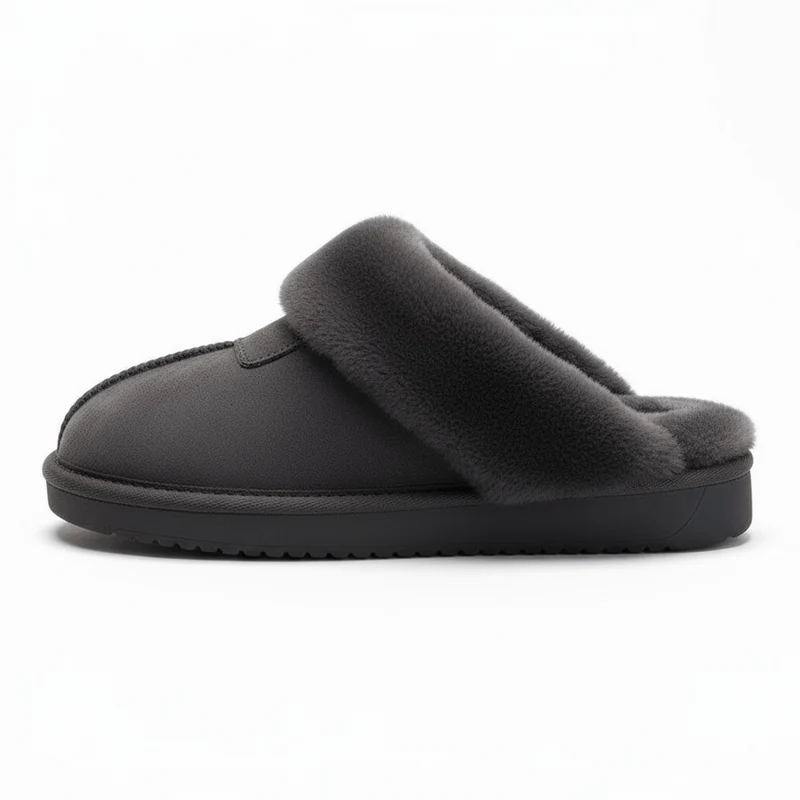 Chaussons Mules pour Homme Mouton Retourné