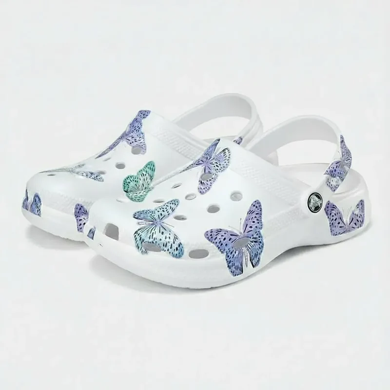 Chaussons Sabots Papillon pour Femme