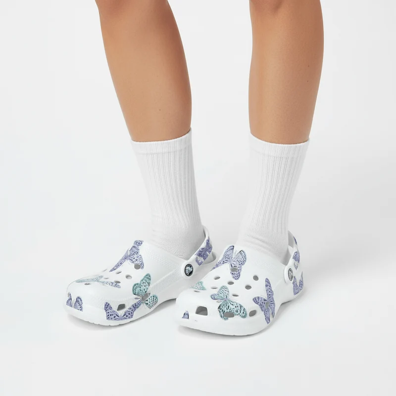 Chaussons Sabots Papillon pour Femme