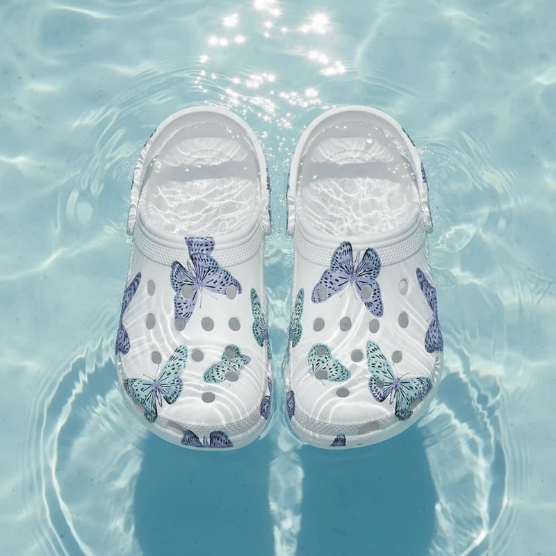 Chaussons Sabots Papillon pour Femme
