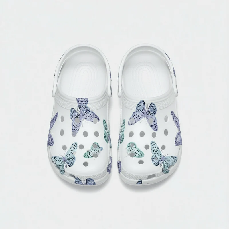 Chaussons Sabots Papillon pour Femme