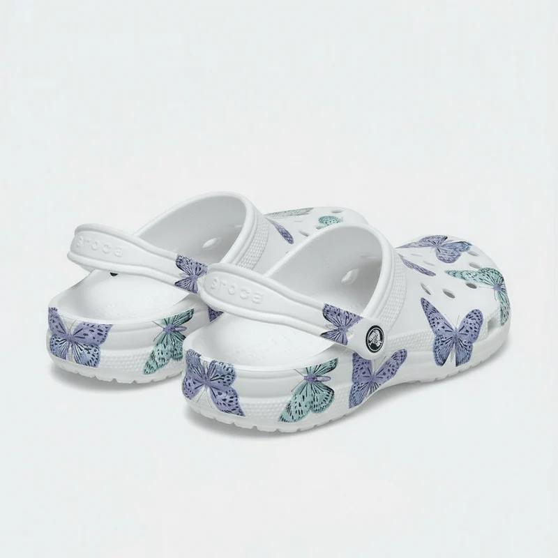 Chaussons Sabots Papillon pour Femme