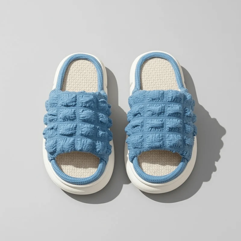 Chaussons d'Été en Toile pour Femme