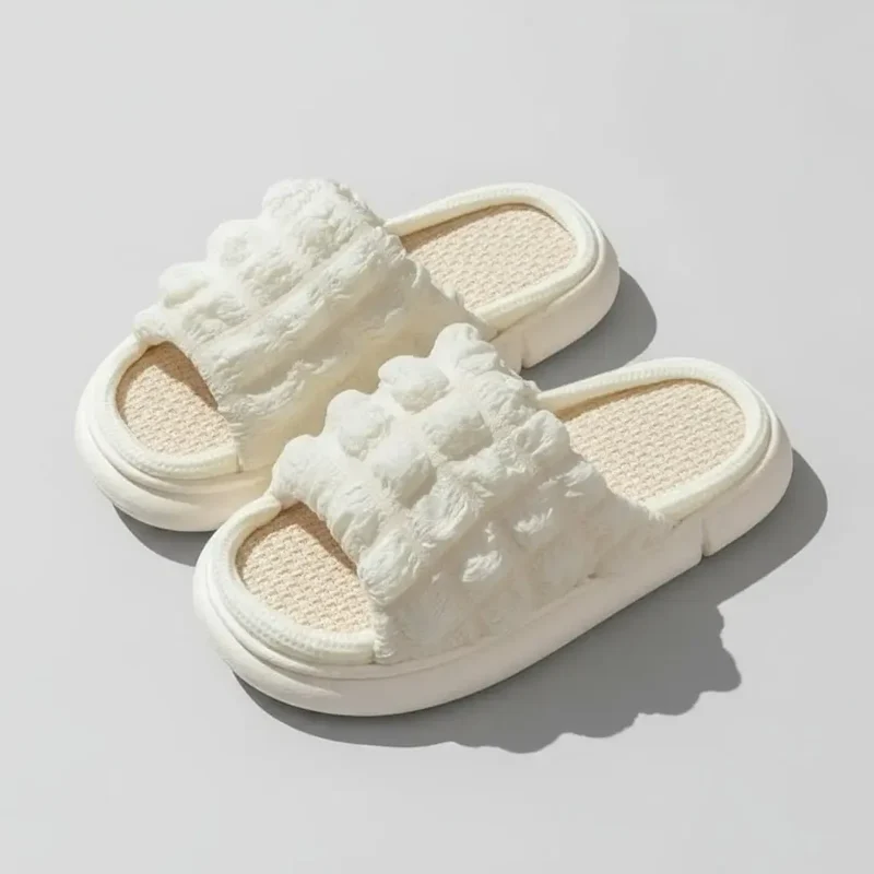 Chaussons d'Été en Toile pour Femme