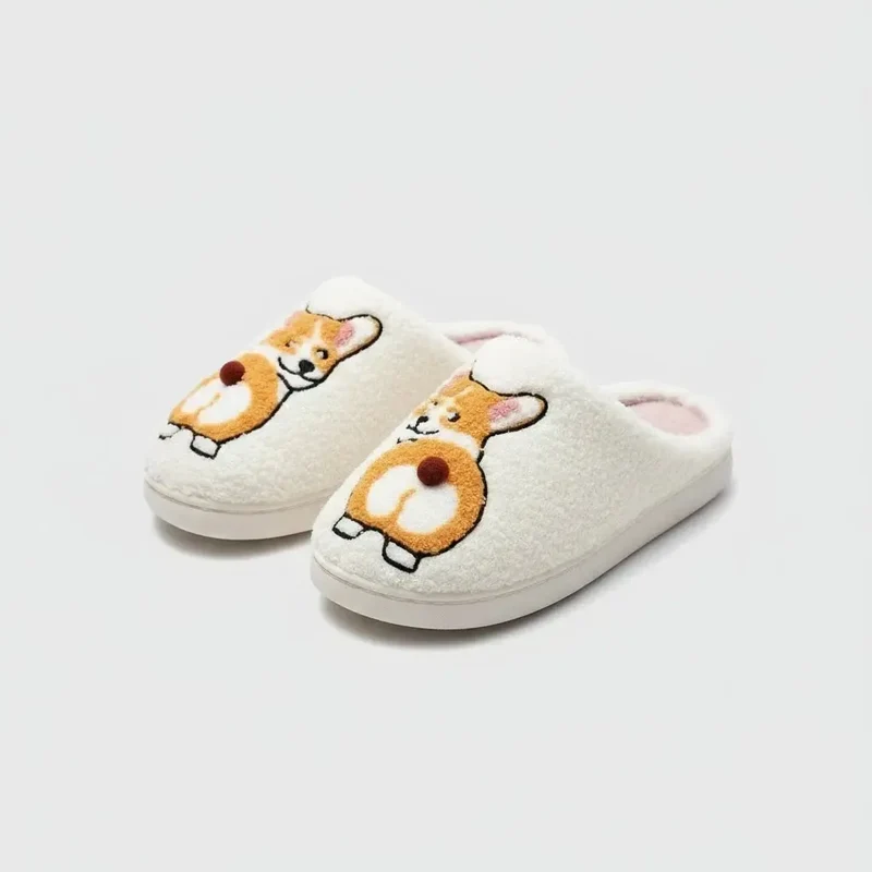Chaussons moumoute Corgi