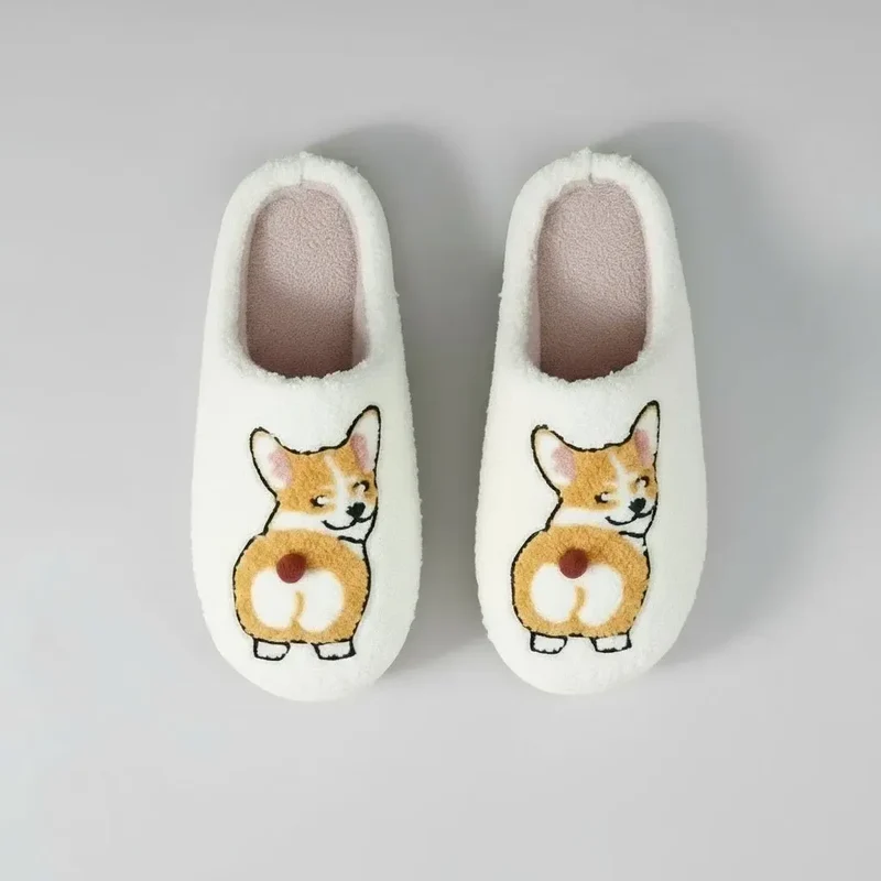 Chaussons moumoute Corgi