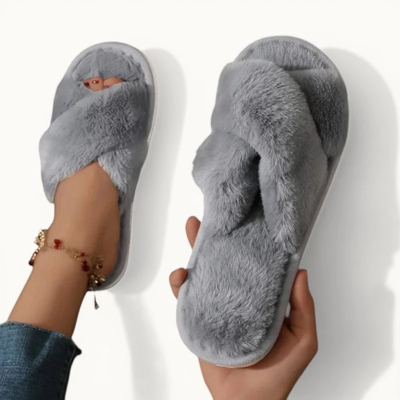 Chausson femme fourrure - Liefse