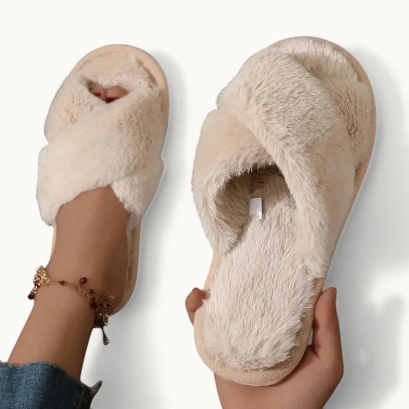 Chausson femme fourrure - Liefse