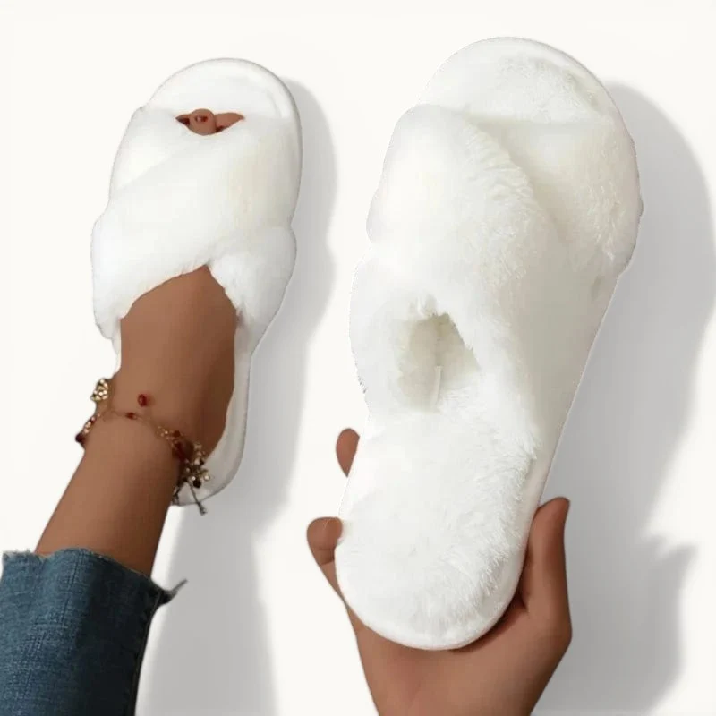 Chausson femme fourrure - Liefse