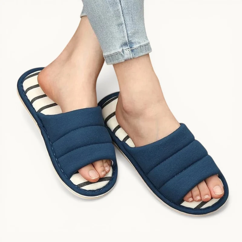 Chaussons femme | Coton ouvert
