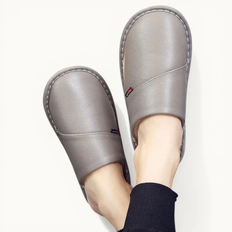 Chausson en cuir hiver