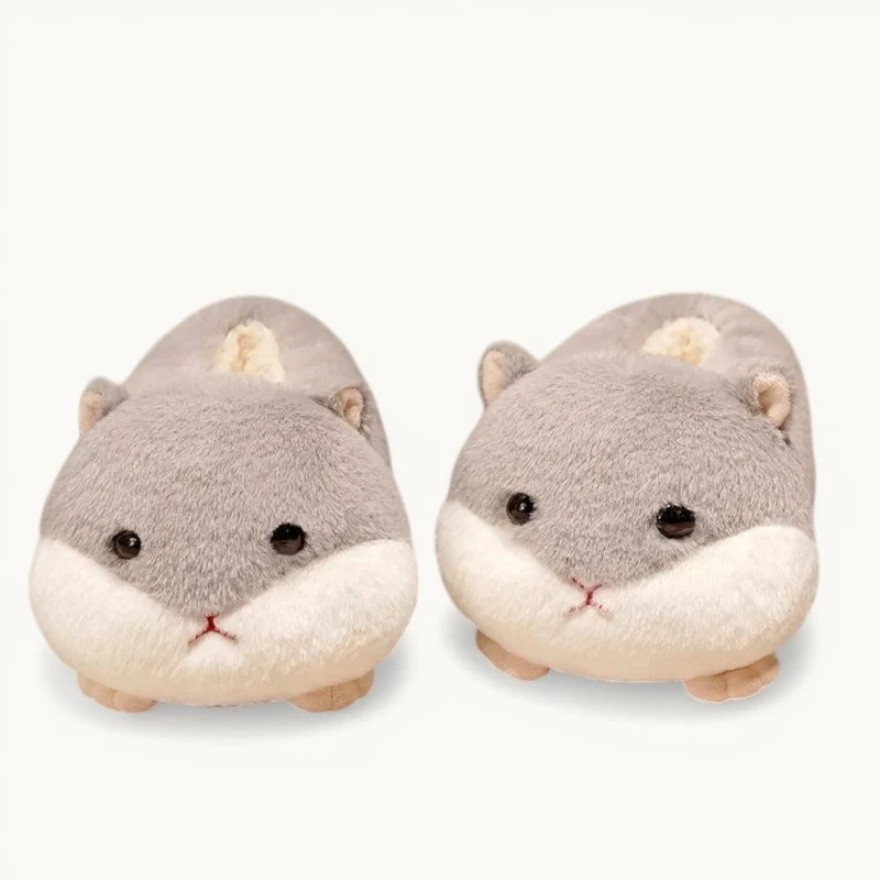 Chaussons rigolo hamster