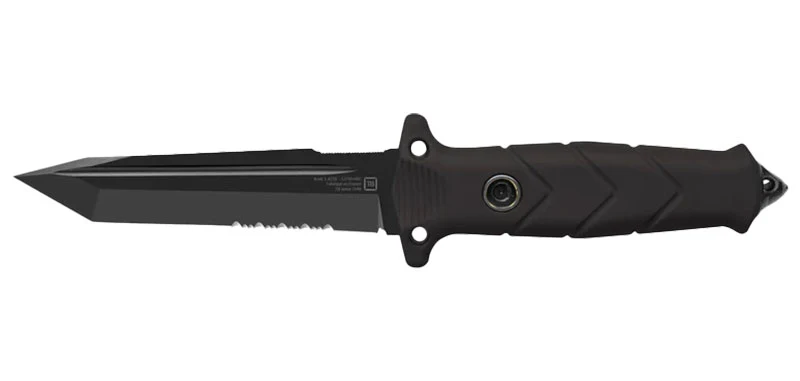 Couteau à lame fixe TB Outdoor Le Vengeur 138 mm acier Acier MOX lame 138 mm