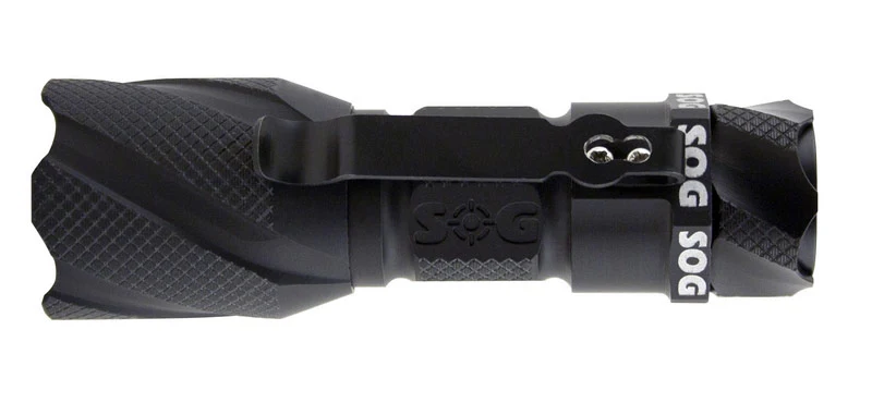 Lampe torche SOG Dark Energy 130 g pour éclairage embarqué fixation dédiée
