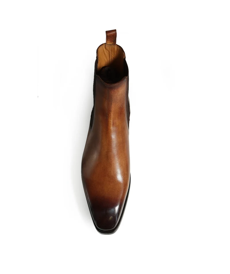 Bottines FIRENZE Marron Patiné