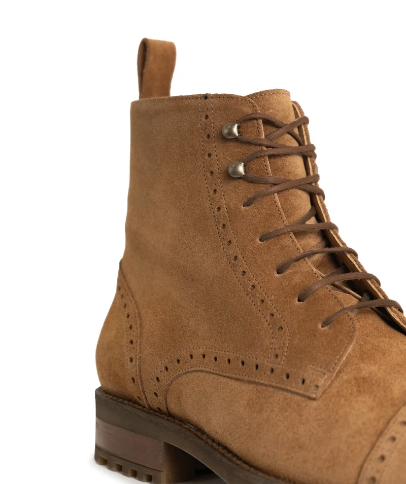 Bottines ERNESTO Daim Camel