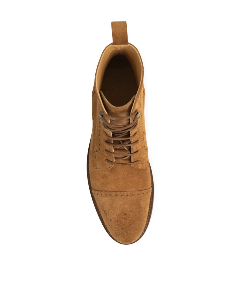 Bottines ERNESTO Daim Camel