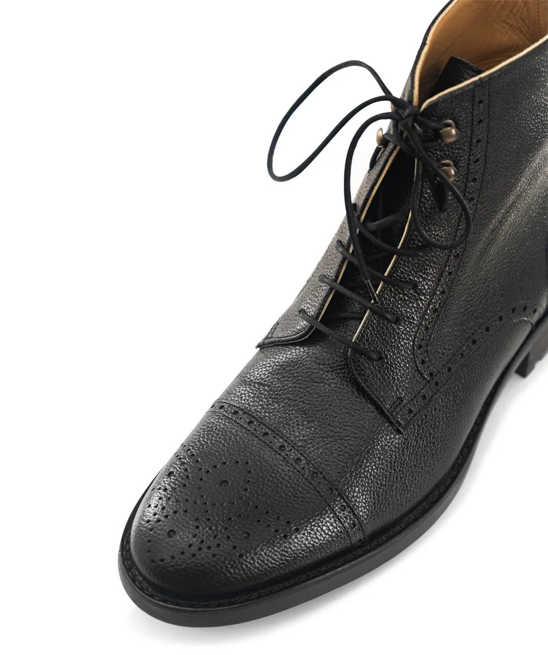 Bottines ERNESTO Grainé Noir