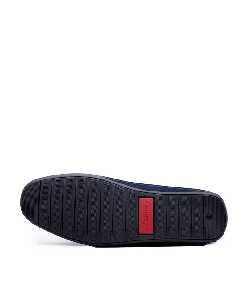 Mocassin DANDY Veau Velours Bleu Marine