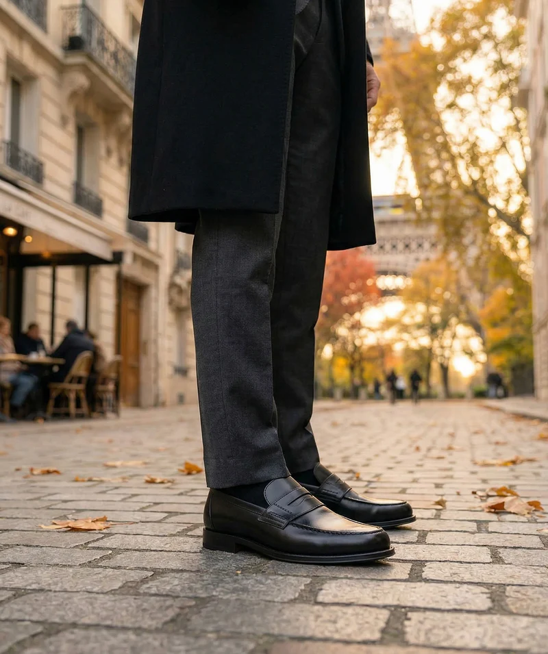 Mocassin COLLEGE 1986 Noir