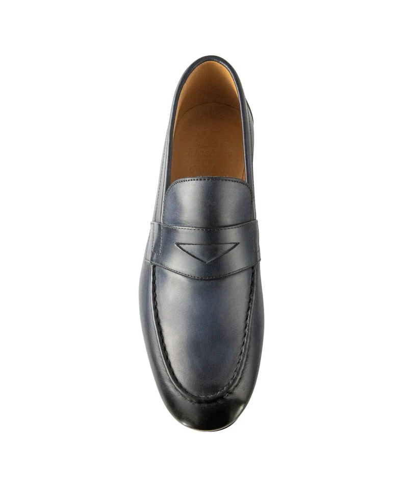 Mocassin CLAYTON Bleu Patiné