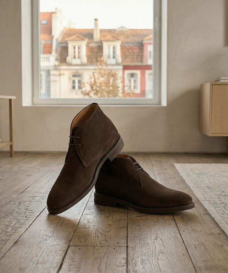 Bottines CHUKKA 1986 Daim Marron