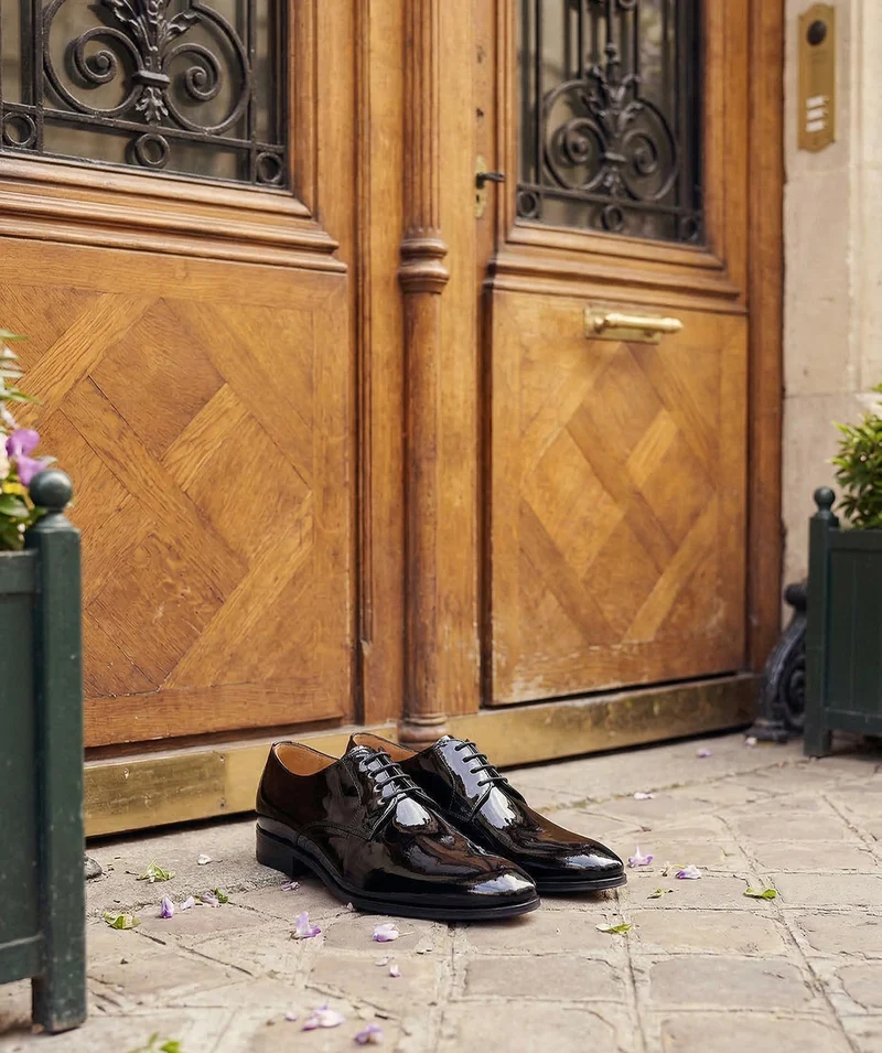 Derby CAMPOLI 2 Vernis Noir