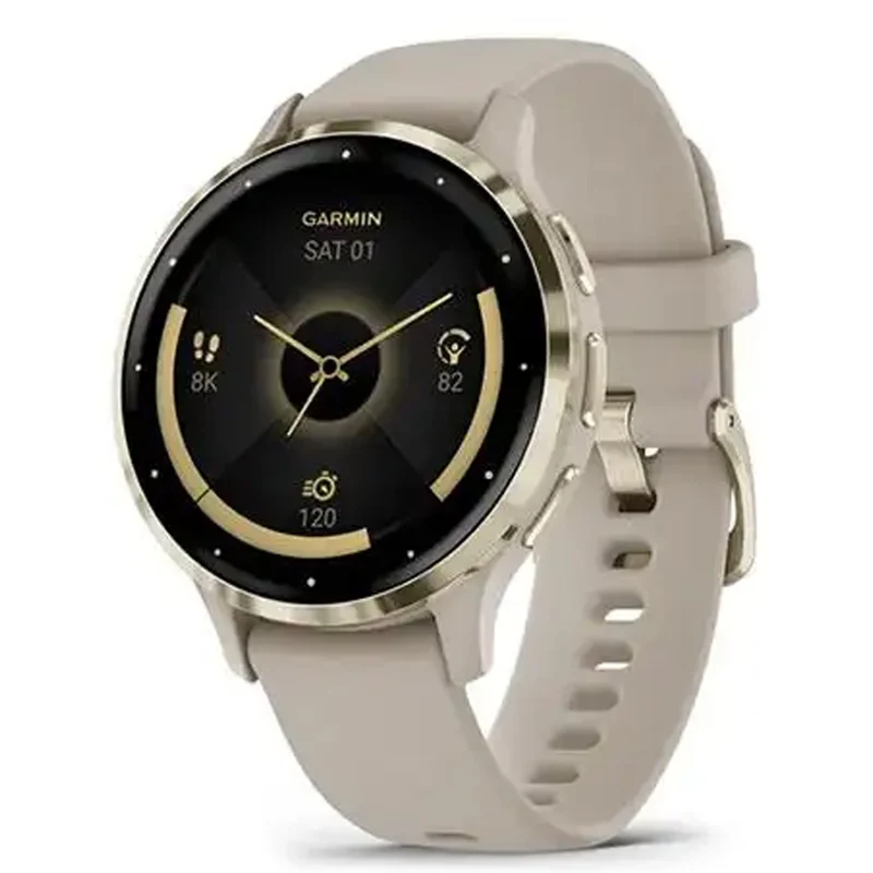 Montre d'entraînement Garmin Venu 3S – Soft Gold
